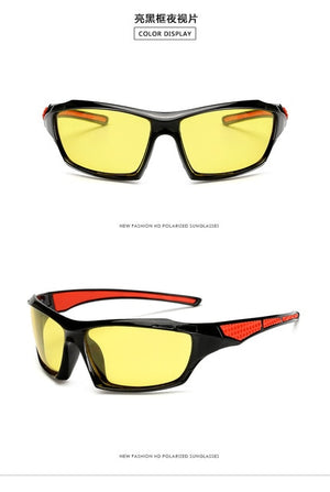 2019 new yellow polarized sunglasses men's